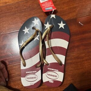 Havaianas Navy Blue Flip Flops